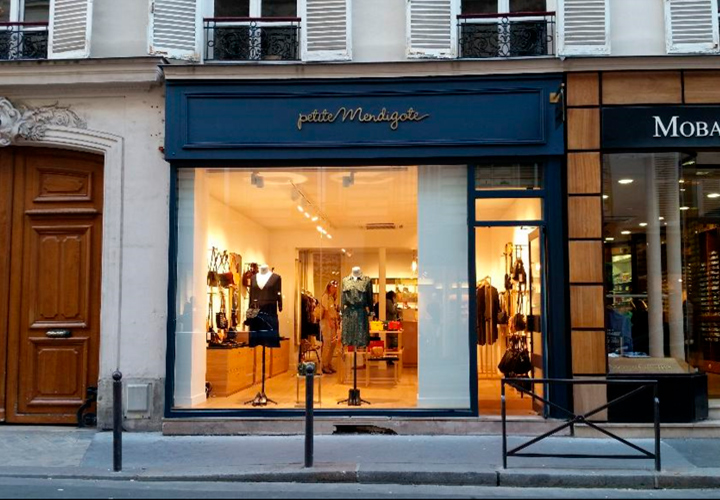Магазин Petite Mendigote в Париже