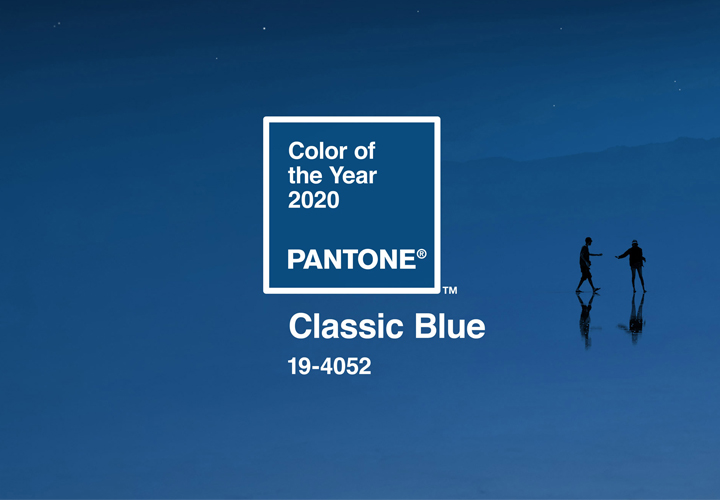 Главный цвет 2020 года по версии Pantone Classic Blue 19-4052