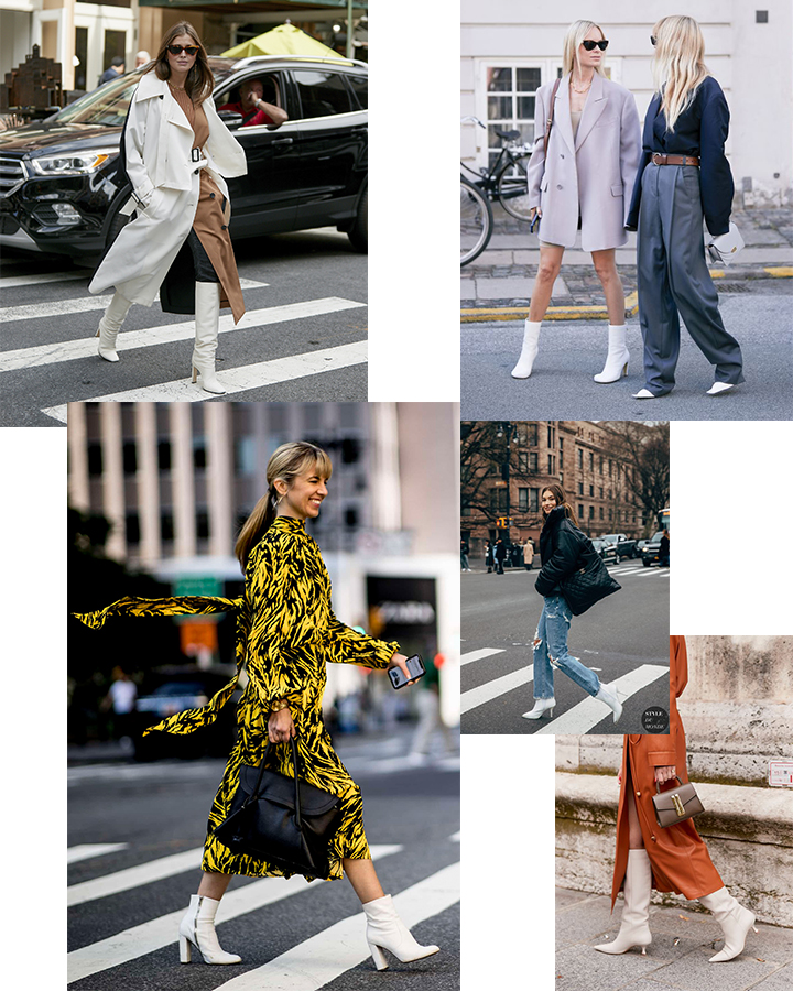 Модная женская обувь весна 2021. С чем носить белую обувь: фото образов.